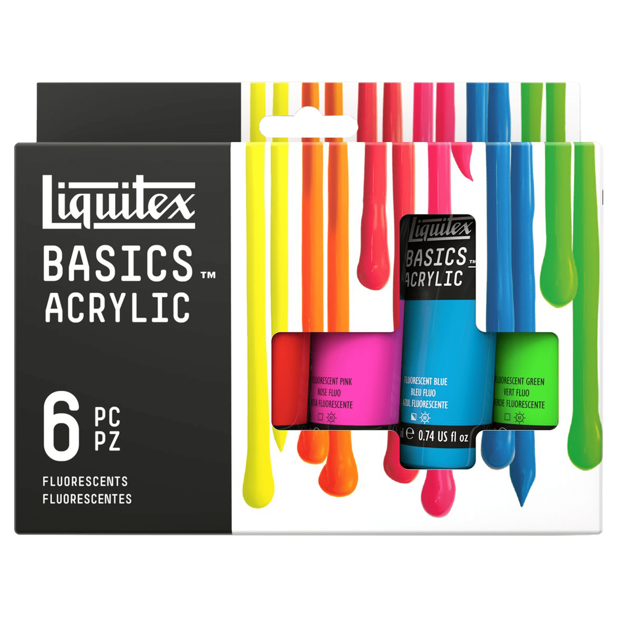 Estuche Acrílico Liquitex 22ml x 6 colores fluorescentes – ArtShop
