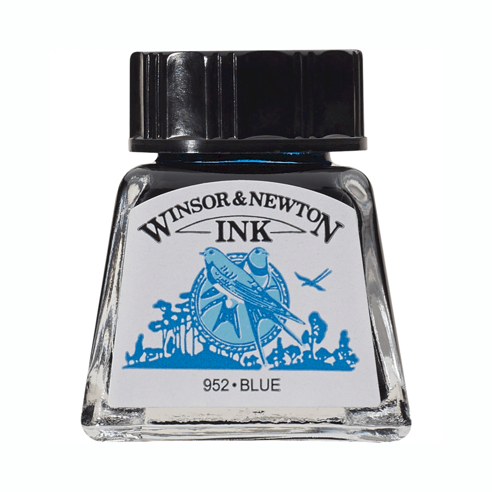 TINTA CHINA WINSOR 14ML RF032 AZUL