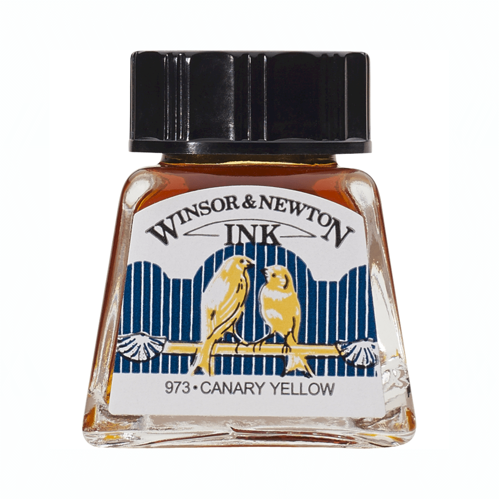 TINTA CHINA WINSOR 14ML RF123 AMARILLO CANARIO