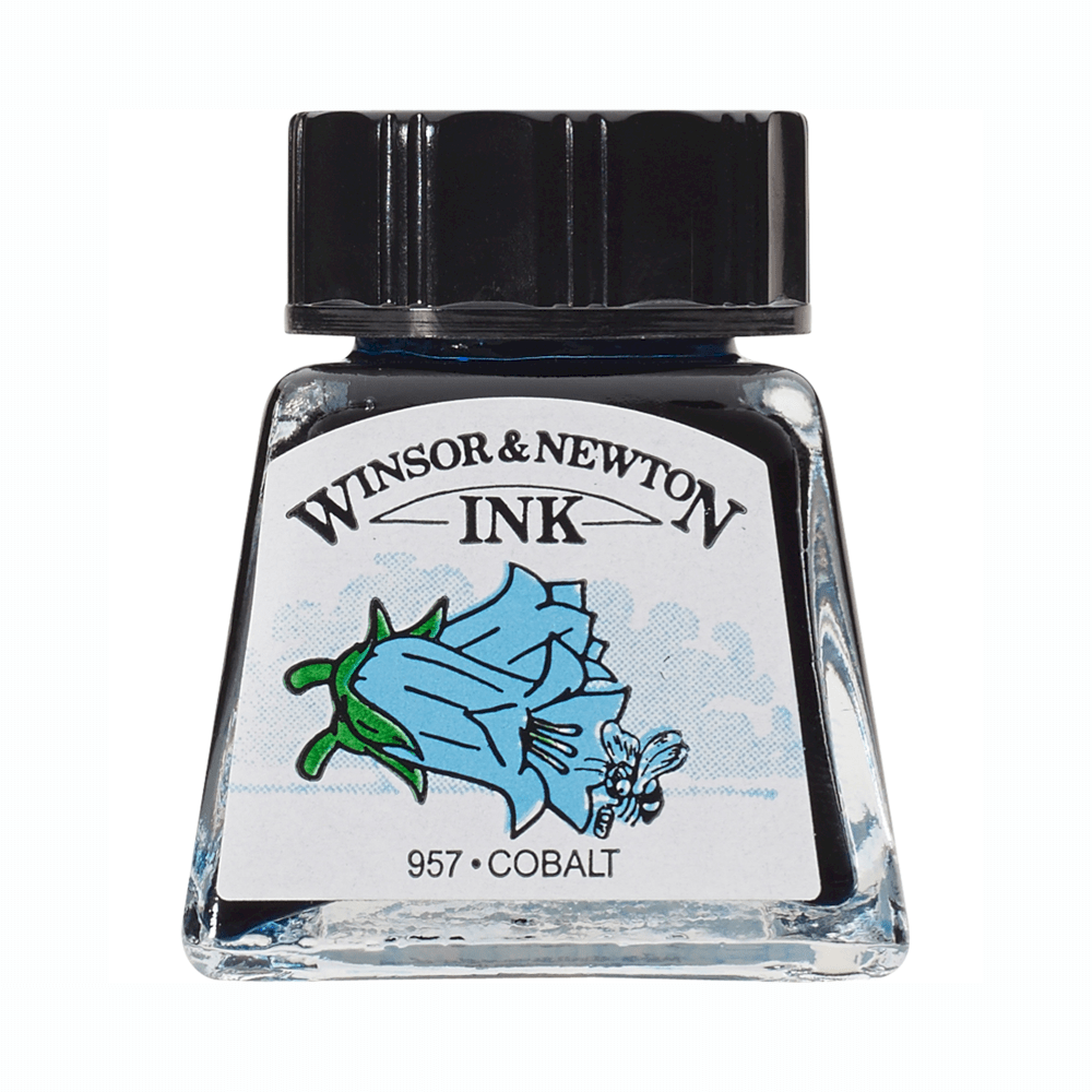 TINTA CHINA WINSOR 14ML RF176 AZUL COBALTO