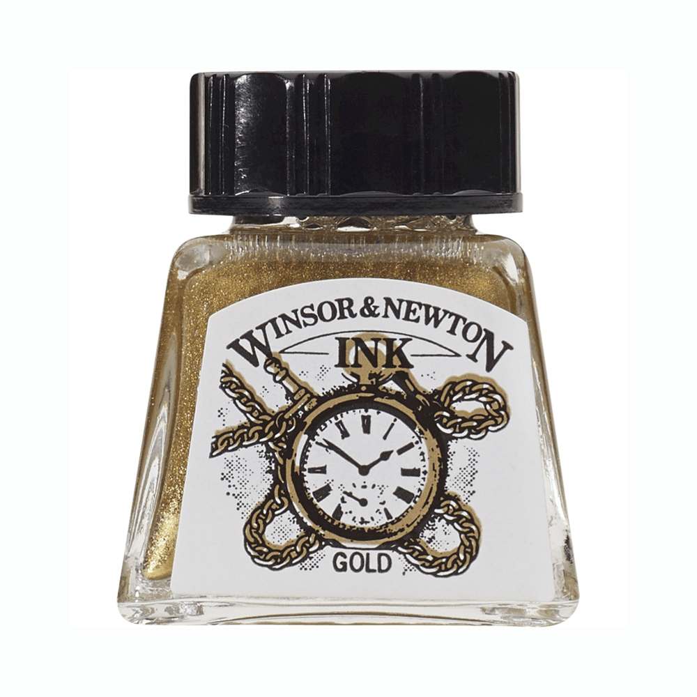 TINTA CHINA WINSOR 14ML RF283 DORADO
