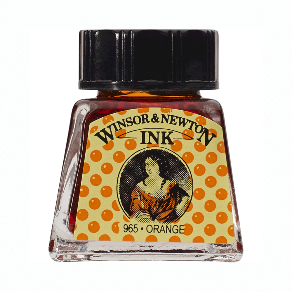 TINTA CHINA WINSOR 14ML RF449 NARANJA