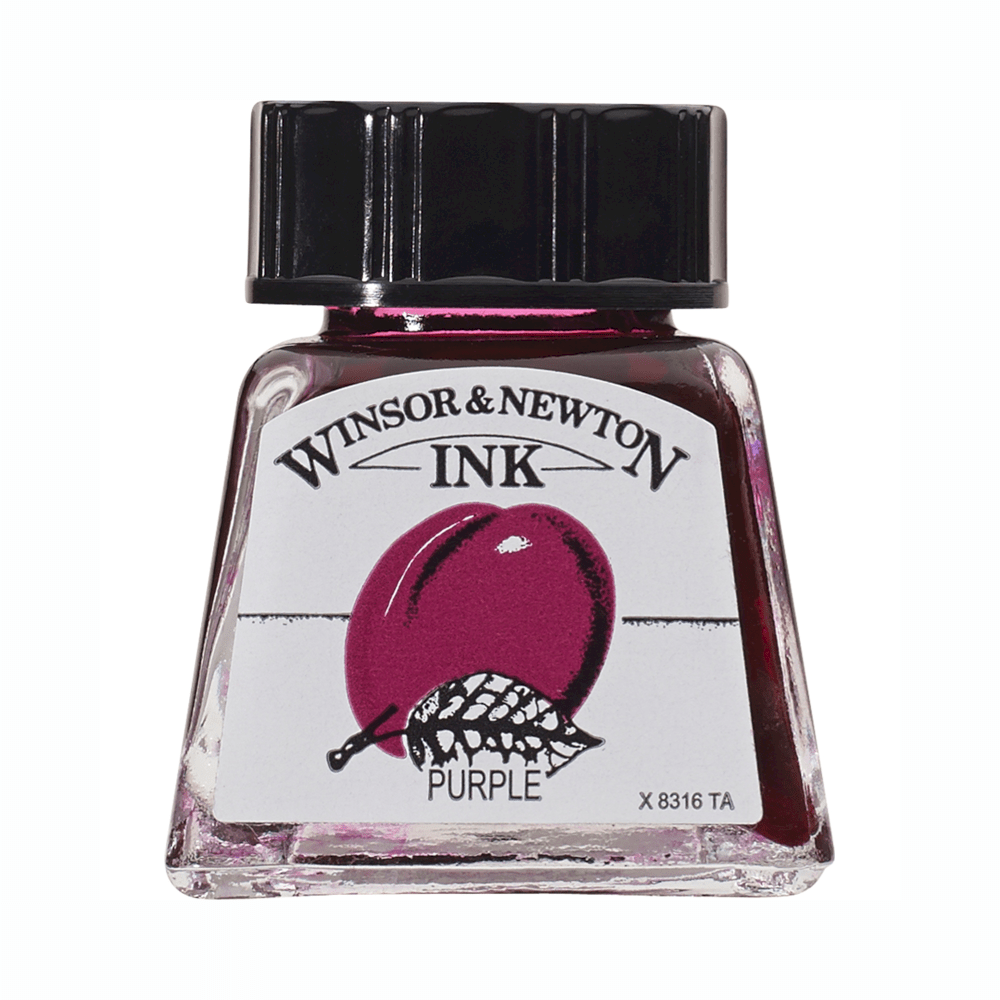 TINTA CHINA WINSOR 14ML RF542 PURPURA