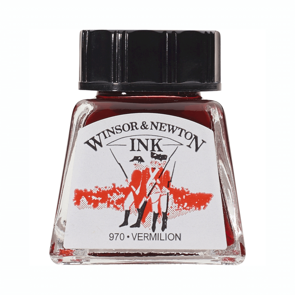 TINTA CHINA WINSOR 14ML RF680 BERMELLON