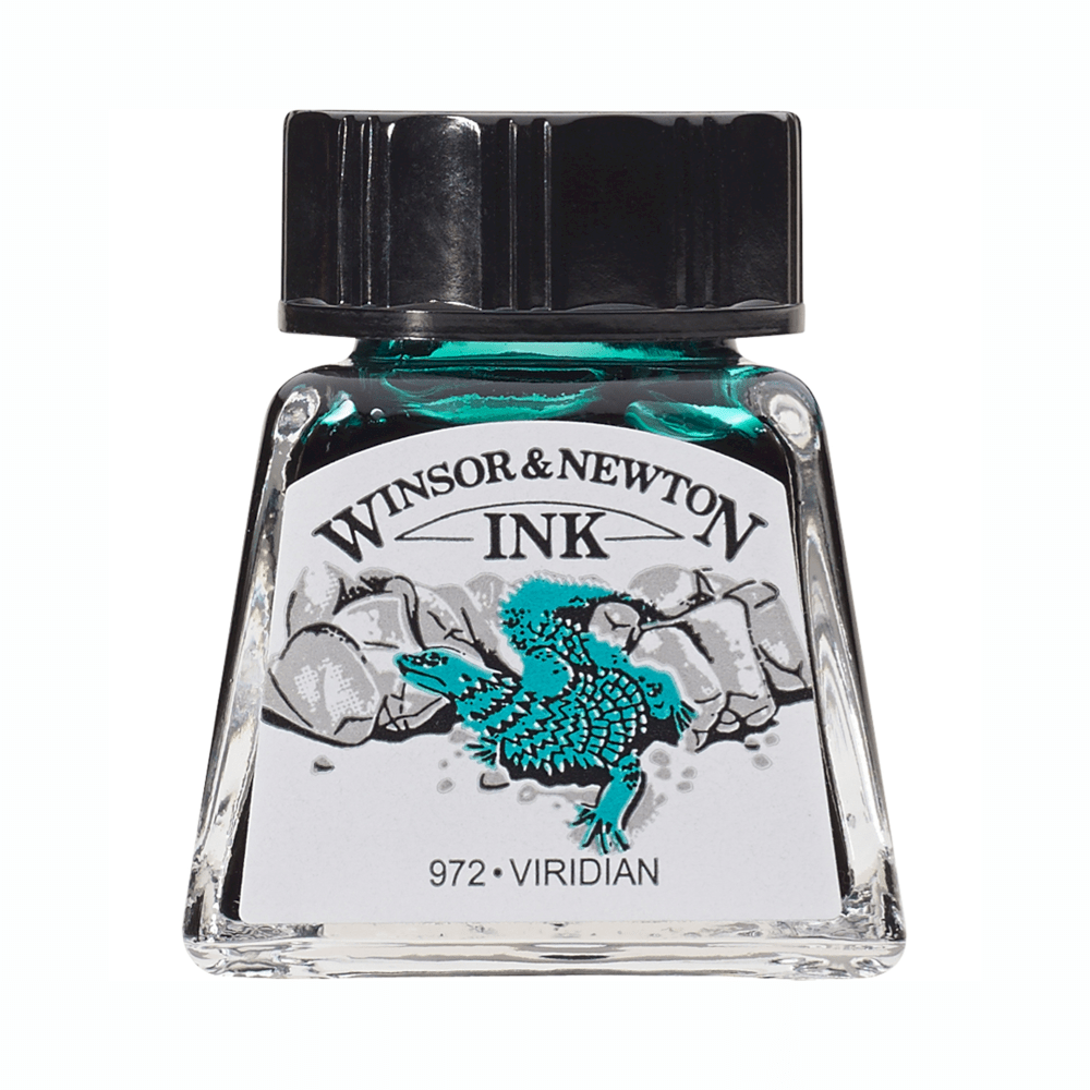 TINTA CHINA WINSOR 14ML RF692 VIRIDIAN